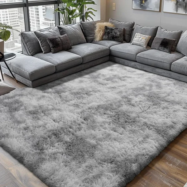Soft Puffy Rug, Bedroom & Living Room Indoor  Mat